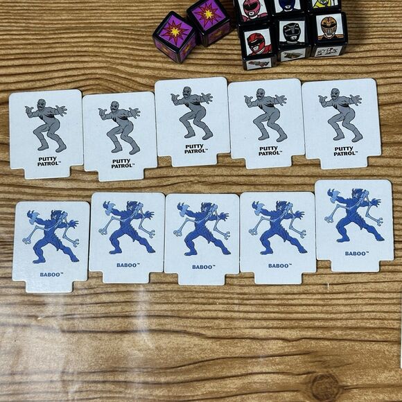 Vintage Power Rangers Battling Dice Game Rare Milton Bradley 1994‎ Complete - Picture 5 of 16